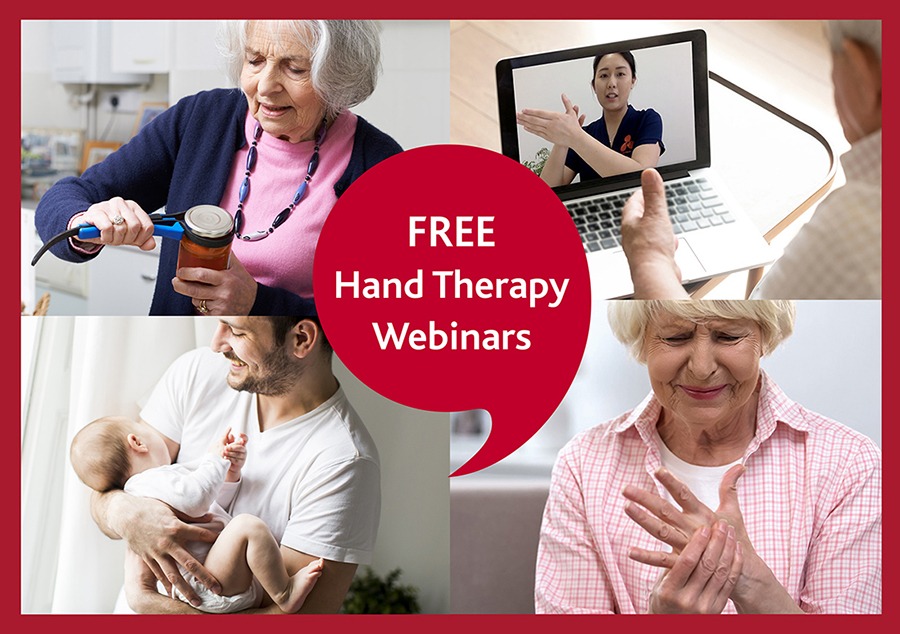 FREE Hand Therapy Webinars graphic