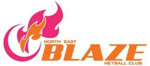 North East Blaze Netball Club Logo