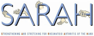 SARAH: Strengthening and stretching for rheumatoid arthritis of the hand logo