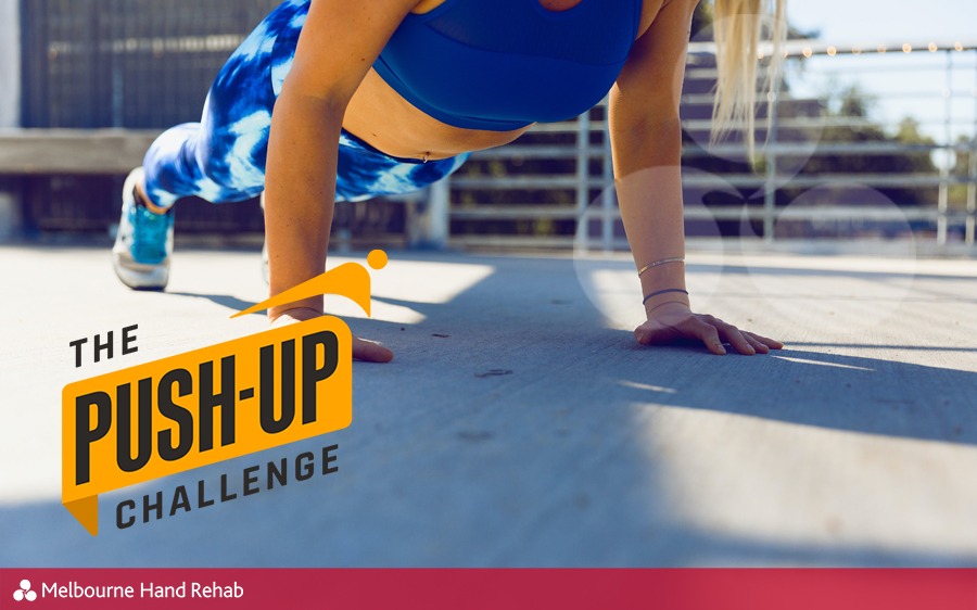 Melbourne Hand Rehab are participating in The Push-Up Challenge to raise money and awareness of mental health
