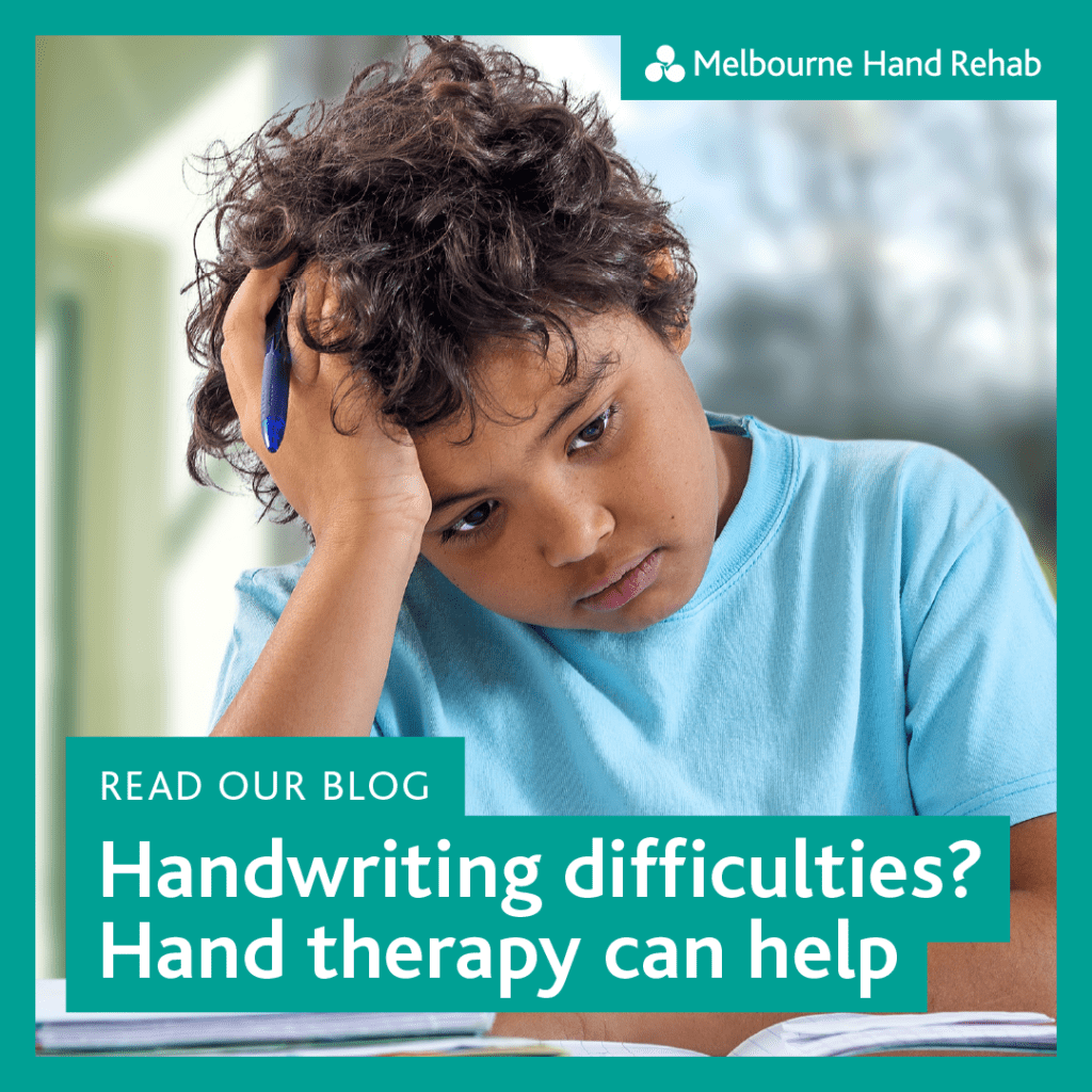 Handwriting difficulties? How Melbourne Hand Rehab hand therapy can help.