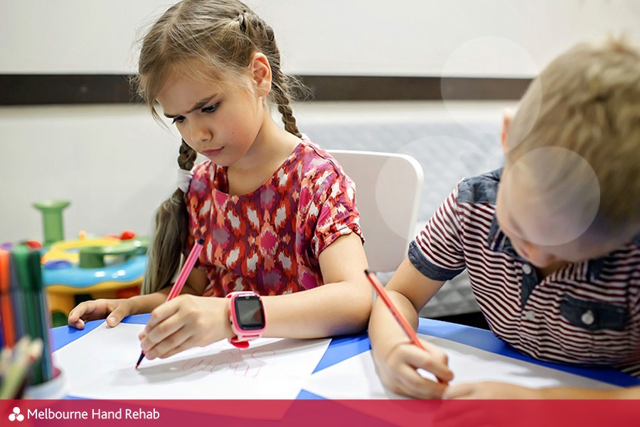 How hand therapy can assist with handwriting skills