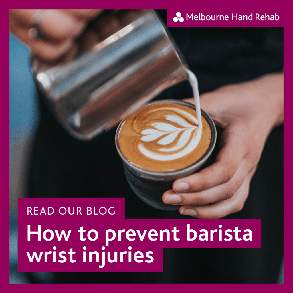 Read Our Blog: How to prevent barista wrist injuries
