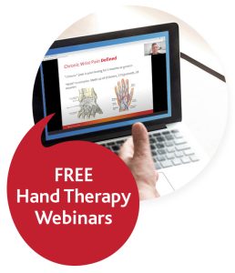 Graphic for Melbourne Hand Rehab FREE Hand Therapy Webinars designed to help you understand about your hand condition. Rheumatoid Arthritis, Mummy Hands, Osteoarthritis, Chronic Wrist Pain.