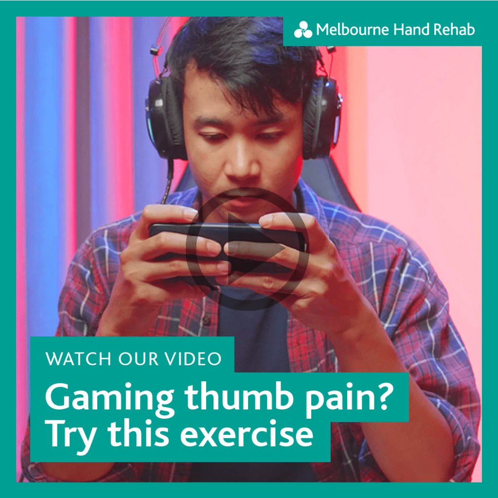 Watch our video: Gambling thumb pain? Try this exercise.