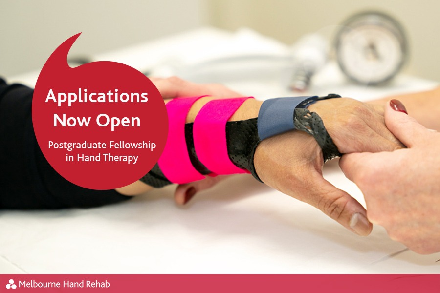 Applications now open for the Postgraduate Fellowship in Hand Therapy