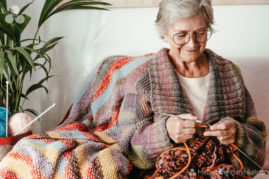 Healing stitches the therapeutic benefits of knitting and crocheting Melbourne Hand Rehab
