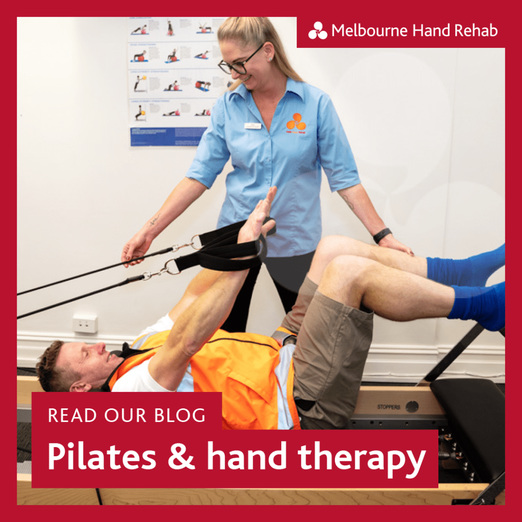 Read our blog: Pilates & hand therapy