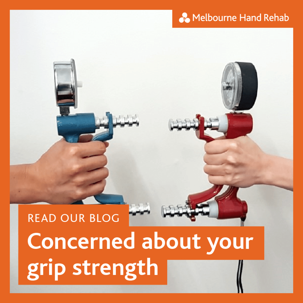 Read our blog: Concerned about your grip strength?