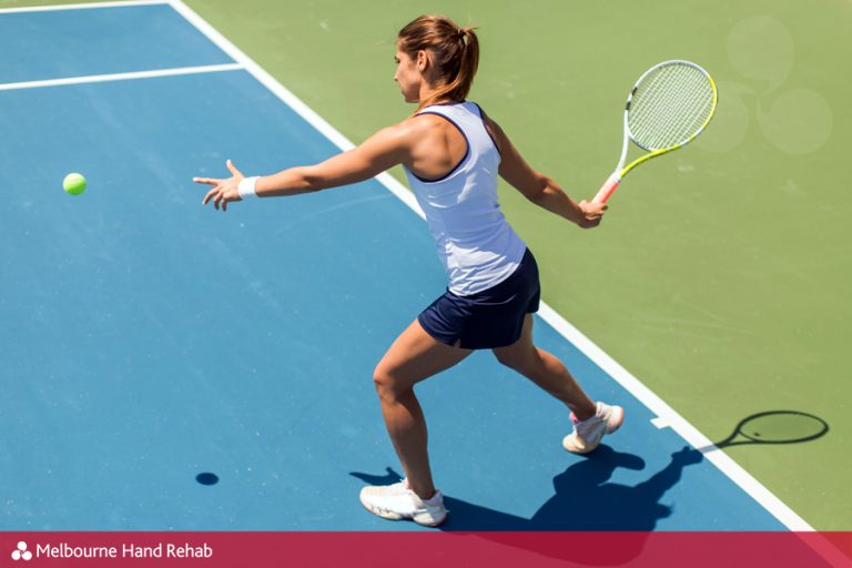 Hand & wrist injuries in tennis players Melbourne Hand Rehab