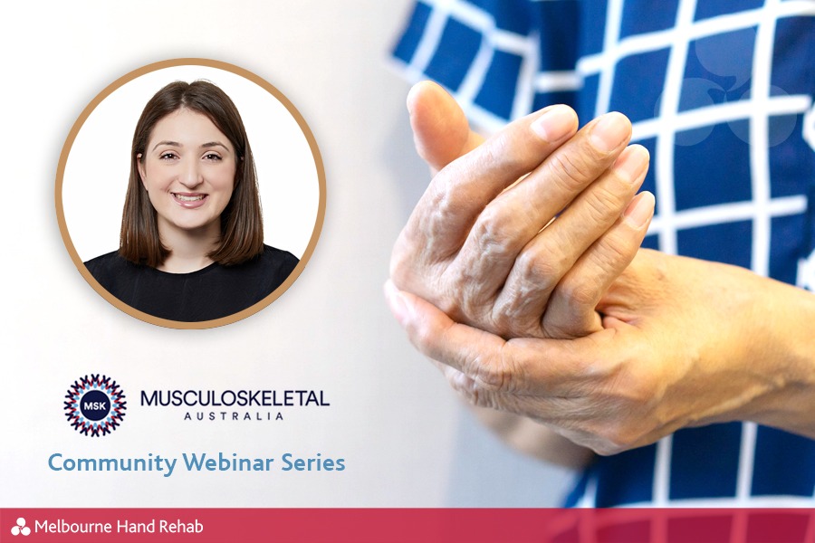 MSK Community Webinar Series - Understanding and managing thumb arthritis