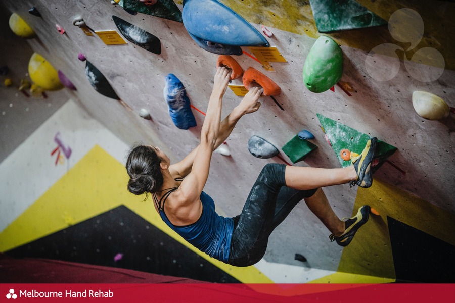 Read our blog: Scaling New Heights: Injury Prevention and Hand Health when Bouldering