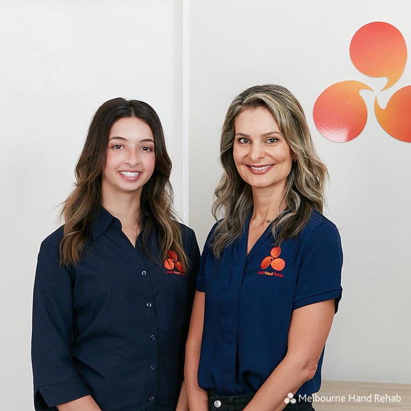 Melbourne Hand Rehab team members Alicia & Linda